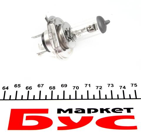 Автолампа H4 12V 60/55W P43t Standard (1шт)