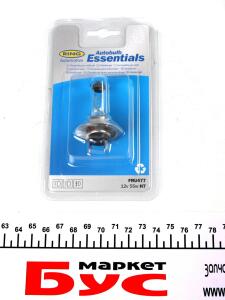 Автолампа H7 12V 55W PX26d Standard (блістер/1шт) (замінено RU477)