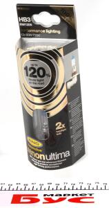 Автолампа HB3 12V 60W P20d XenonUltima +120% (блістер/2шт.)