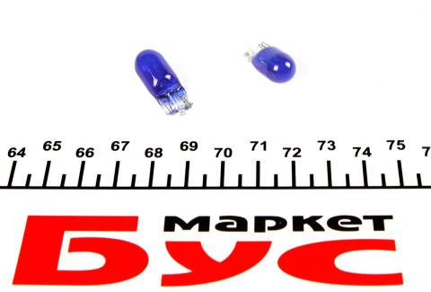 Автолампа W5W 12V 5W W2.1x9.5d Prism 501 Blue (2шт.) Автолампа W5W 12V 5W W2.1x9.5d Prism 501 Blue (2шт.)