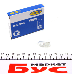 Автолампа W5W 12V 5W W2.1x9.5d Standard (без цоколя) (1шт.)