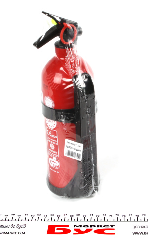 Вогнегасник автомобільний 1KG (клас огня - A/B/C) (порошок/без манометра)