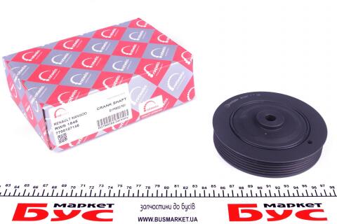 Шків колінвалу Renault Kangoo 1.9D 97- (6PK) Шків колінвалу Renault Kangoo 1.9D 97- (6PK)