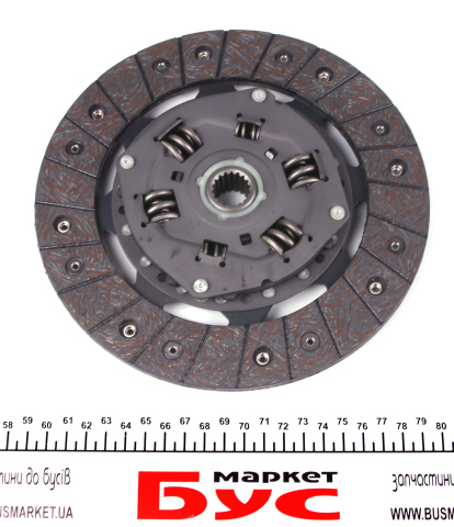 Комплект зчеплення Citroen Jumpy 1.9D 98- (d=215mm) (+вижимний)