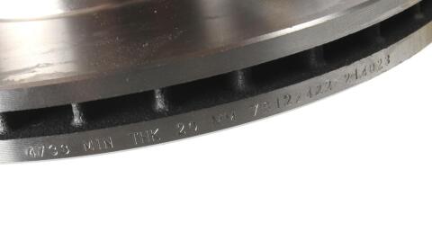 Диск тормозной (передний) VW T4 1.9D/2.5 TDI 90-03 (280x24)