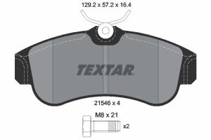 Колодки тормозные (передние) Nissan Primera 90-02/Almera 00- (Lucas)