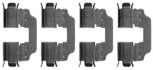 Планка супорта (заднього) прижимна (к-кт) Renault Scenic III/Megane III 1.2-2.0dCi 08- (TRW)