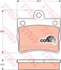 Тормозные колодки (задние) MB C-class (W202/W203) 93-07
