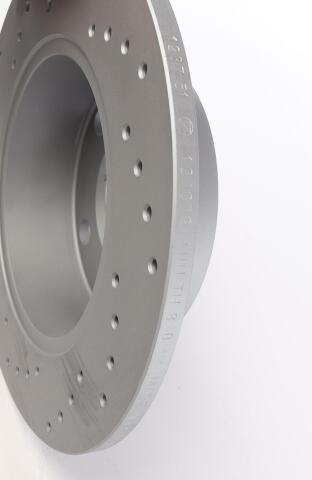 Диск гальмівний (задній) Audi A6 97-05 (245x10) (з покриттям) (з отвором) (повний)