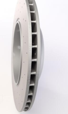 Диск гальмівний (задній) BMW 5 (E60/E61)/ 6 (E63) 03-10 (345x24) (з покриттям) (з отворами) (вент)