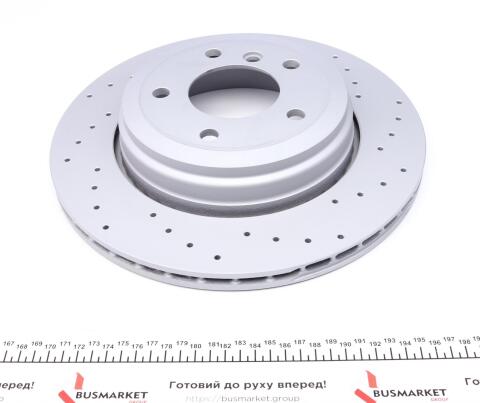 Диск гальмівний (задній) BMW 5 (E60/E61)/6 (E64) 2.0-3.0i/2.0-3.0d 03-12 (320x20) (з отворами (вент.)