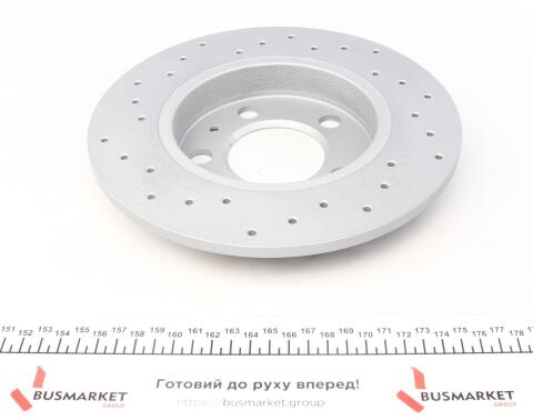 Диск гальмівний (задній) Skoda Octavia/VW Golf IV 98-05 (239x9) (з покриттям) (з отворама) (повний)