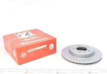 Диск тормозной (передний) BMW 3 (E46) (300x22) (с покрытием) (с отверстиями) (вент.)
