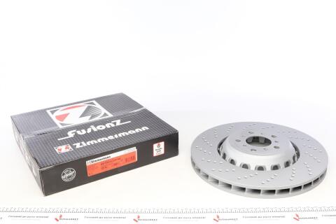 Диск тормозной (передний) BMW 5 (F10)/6 (F12/F13) 10- (400x36) (L) (с покрытием) (с отверстиями) (вент)