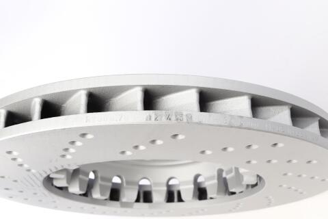 Диск тормозной (передний) BMW 5 (F10)/6 (F12/F13) 10- (400x36) (R) (с покрытием) (с отверстиями) (вент)