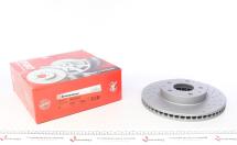 Диск гальмівний (передній) Mazda 3 13- (280x25) (з покриттям) (з отворами) (вентильований)