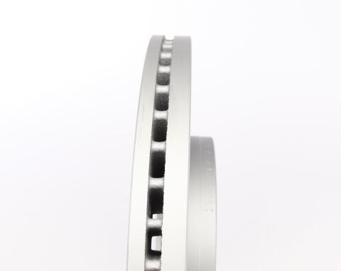 Диск гальмівний (передній) Nissan Juke 1.6 10- (296x26) (з покриттям) (з отвором) (вентильований)