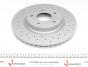 Диск гальмівний (передній) Nissan Juke 1.6 10- (296x26) (з покриттям) (з отвором) (вентильований), фото 6 - інтерент-магазин Auto-Mechanic