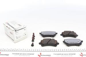 Колодки гальмівні (задні) Audi A6/VW Passat 1.8TSI/2.0TDI 05- (Lucas) (з низьким продукуванням пилу)