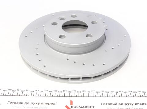 Диск тормозной (передний) VW Sharan/Ford Galaxy 95-10 (300x26) (с покрытием) (с отверстием) (вент.) Диск тормозной (передний) VW Sharan/Ford Galaxy 95-10 (300x26) (с покрытием) (с отверстием) (вент.)