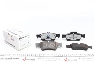 Колодки гальмівні (задні) MB E-class (W211/W212)/S-class (W220/W221) 98-(Teves)(з низьким продукуванням пилу)
