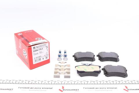 Колодки гальмівні (задні) VW Passat 01-04/Peugeot 308 07-/Citroen C4 04-11 (Lucas) (з аксесуарами) Колодки гальмівні (задні) VW Passat 01-04/Peugeot 308 07-/Citroen C4 04-11 (Lucas) (з аксесуарами)