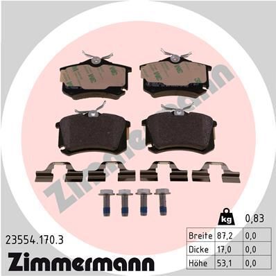 Колодки гальмівні (задні) VW Passat 01-04/Peugeot 308 07-/Citroen C4 04-11 (Lucas) (з аксесуарами) Колодки гальмівні (задні) VW Passat 01-04/Peugeot 308 07-/Citroen C4 04-11 (Lucas) (з аксесуарами)