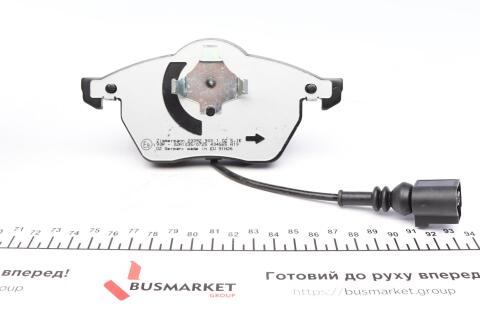 Колодки тормозные (передние) Audi A3/VW Golf IV-03 (Ate-Teves) (с датчиком)(с низким продуцированием пыли)