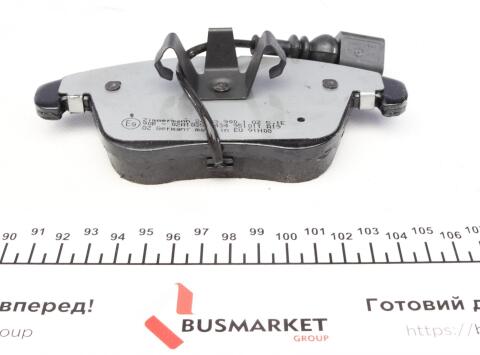 Колодки тормозные (передние) VW Tiguan/Sharan 07-(ATE) (с датчиком) (с низким продуцированием пыли) Колодки тормозные (передние) VW Tiguan/Sharan 07-(ATE) (с датчиком) (с низким продуцированием пыли)