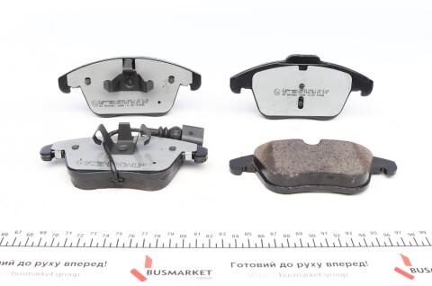 Колодки тормозные (передние) VW Tiguan/Sharan 07-(ATE) (с датчиком) (с низким продуцированием пыли) Колодки тормозные (передние) VW Tiguan/Sharan 07-(ATE) (с датчиком) (с низким продуцированием пыли)
