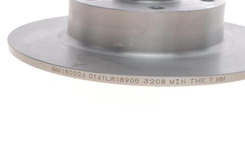 Диск гальмівний (задній) Renault Megane IV 15- (260x8) (+ABS) з підшипником