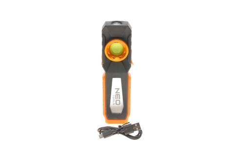 Фонарик-лампа (500Lm/10W/2000mAh/магнит/крюк/USB)