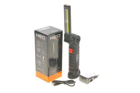 Фонарик-лампа (200Lm/3W/1200mAh/магнит/USB)