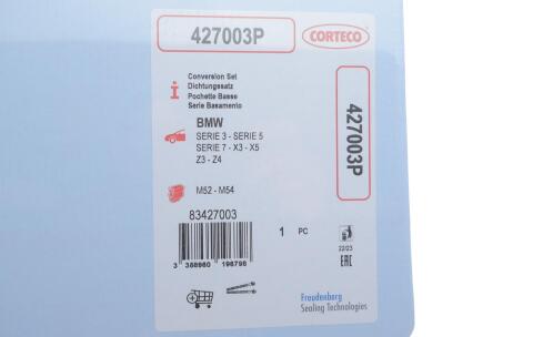 Комплект прокладок (нижній) BMW 3 (E46)/5 (E39/E60) M52/M54 Комплект прокладок (нижній) BMW 3 (E46)/5 (E39/E60) M52/M54