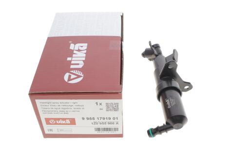 Форсунка омивача фари Skoda Octavia II 04-13 (R) Форсунка омивача фари Skoda Octavia II 04-13 (R)