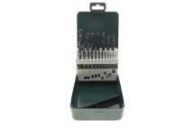 Набір свердл HSS-R Ø1-10 мм 19 од.