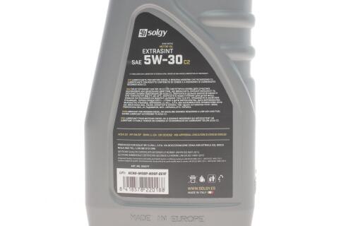 Моторна олива SOLGY EXTRASINT C2 5W-30, 1 літр Моторна олива SOLGY EXTRASINT C2 5W-30, 1 літр