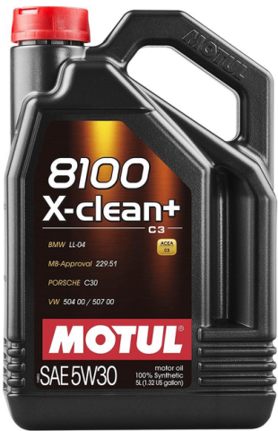 Моторное масло MOTUL 8100 X-clean+ 8100 5W-30, 5 литров