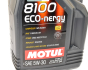 Моторное масло MOTUL ECO-nergy 8100 5W-30, 5 литров, фото 2 - интернет-магазин Auto-Mechanic