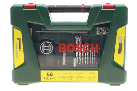 Набор сверл и бит Bosch V-Line (к-кт 68шт.) (+шуруповерт угловой) Набор сверл и бит Bosch V-Line (к-кт 68шт.) (+шуруповерт угловой)