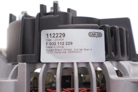 Генератор Opel Combo 1.2-1.4i/Si/GSI 93-02/Vectra B 1.6-2.0 95-03 (14V/70A) = 112229