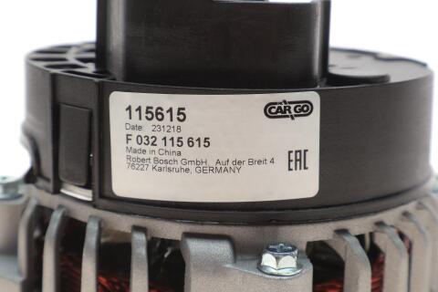 Генератор Fiat Doblo 10-/Punto 1.4 12-(14V/105A) = 115615 Генератор Fiat Doblo 10-/Punto 1.4 12-(14V/105A) = 115615