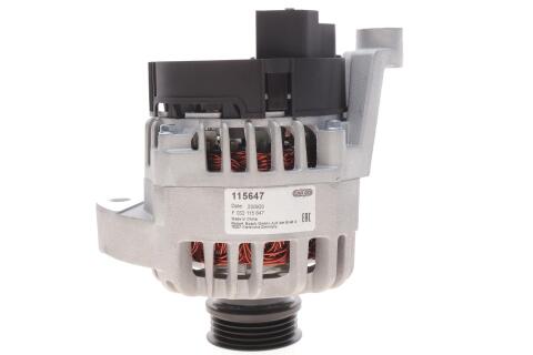 Генератор Fiat Doblo/Punto 1.2/1.4 05-(14V/90A) = 115647 Генератор Fiat Doblo/Punto 1.2/1.4 05-(14V/90A) = 115647
