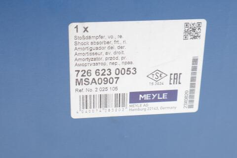 Амортизатор (передній) Ford B-Max 12-/Fiesta VI 09-(R)