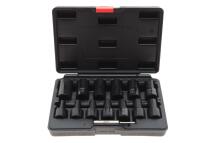 Набір головок для викручування скруглених болтів і гайок (з гвинтовою канавкою) (14шт)