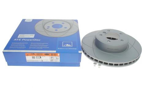 Диск тормозной (передний) BMW 5 (E60/E61)/6 (E63) 03- (324x30) (с покрытием) PowerDisc
