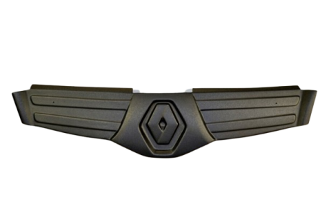 Зимова накладка ВЕРХНЯ на решітку радіатора (матова) Renault Trafic II 06->14