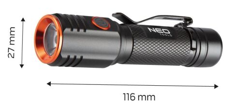 Ліхтарик акумуляторний C 2000 lm CHN LED (USB)