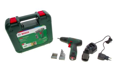 Шуруповерт аккумуляторный EasyDrill 1200 (12V) с комплектом бит и сверл.