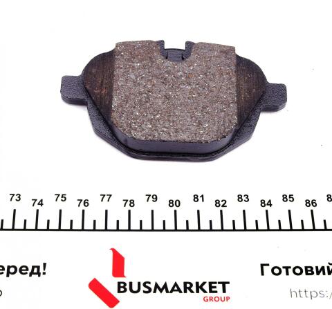 Колодки гальмівні (задні) BMW 5/X3 (E83) 10- (TRW) (кераміка) висока якість